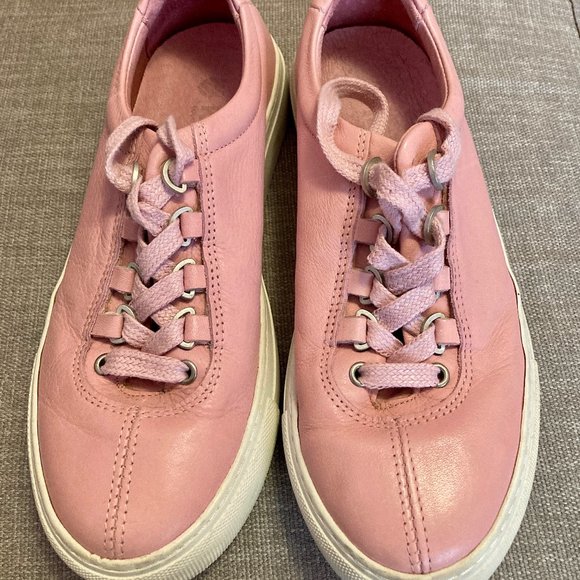 Pink Leather K Swiss Sneakers - Picture 2 of 4